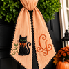 Personalized Embroidered Fall Monogram Pumpkin Wreath Sash LM32 669841