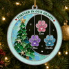 Forever in My Heart Dog Memorial Acrylic Ornament Stained Glass Style Ornament CH07 180508