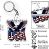 Faith, Family And Freedom USA With Eagle Acrylic Keychain TH10 898937
