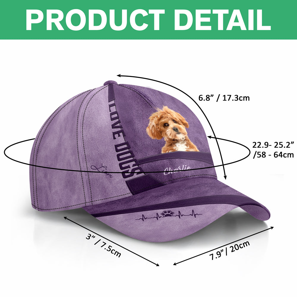 Custom Photo Love Dog Classic Cap TA29 889965
