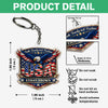 Personalized Faith, Family & Freedom 250 Years America Acrylic Keychain HA75 921016