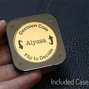 Decision Coin Custom Engraved Brass Coin Couples Gifts for Him or Her Anniversary Gift Birthday Gift Christmas Gift CH07 895600