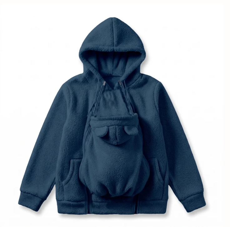 Hands-Free Babywearing Hoodie, Cozy Mama Baby Carrier Hoodie CH07 180540