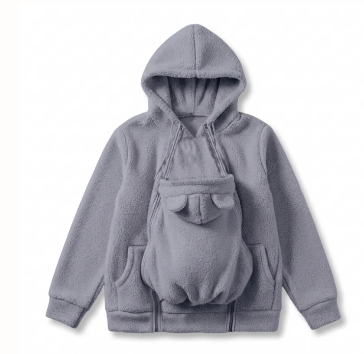 Hands-Free Babywearing Hoodie, Cozy Mama Baby Carrier Hoodie CH07 180540