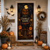 Personalized Welcome To The Halloween Party Haunted House Door Cover LM32 669929