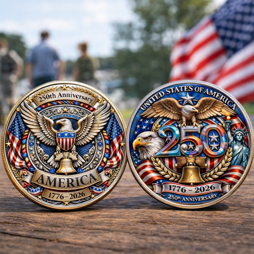 250 Years of America Commemorative Coin – 250 Years of Freedom Limited Edition LM32 899297