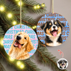 Custom Photo Christmas Ceramic Ornament, Gifts For Dog Cat Lovers, Dog Dad And Mom, Cat Owners TH10 170681