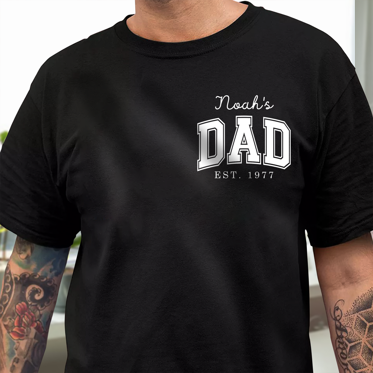 Personalized Mom EST Dark Shirt With Kid Name CH07 910844