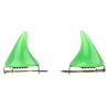 GeckoCustom 1 Pair Small Demon OX Horn Hairpins Gothic Party Cosplay Costume Pin Hairpins Costume Horn Halloween Hair Accessories Clip Green