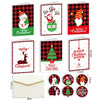 GeckoCustom 10.5x7.2cm Merry Chritmas Greeting Cards Envelope Xmas Gifts Card DIY Folding Paper Card Invitations Gifts Postcard New Year style C