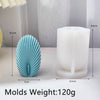 GeckoCustom 14cm Rainbow Arch Candle Silicone Mold DIY Rainbow Bridge Geometry Candle Making Soap Resin Plaster Mould Art Craft Home Decor Striped Lamp