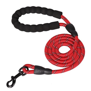 GeckoCustom 150/200/300cm Strong Dog Leash Pet Leashes Reflective Leash For Big Small Medium Large Dog Leash Drag Pull Tow Golden Retriever Red / 0.8cm 150cm