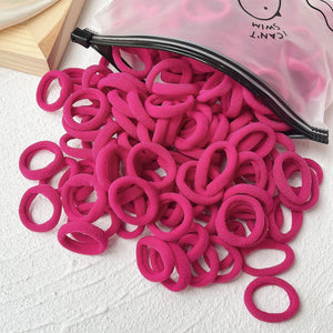 GeckoCustom 20/50pcs Kids Elastic Hair Bands Girls Sweets Scrunchie Rubber Band for Children Hair Ties Clips Headband Baby Hair Accessories 14 / 20 Pieces