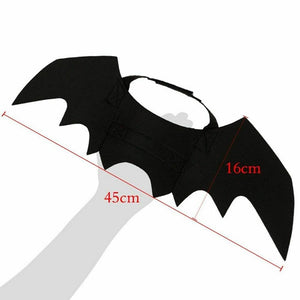 GeckoCustom 2021 New Halloween Pet Dog Cat Bat Wings Costumes Vampire Cosplay Cute Funny Bat Wing Pet Gifts Costume Photo Props Headwear