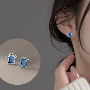 GeckoCustom 2023 New Funny Small Black Cat Earring for Women Girl Fashion Cute Animal Earrings Fashion Party Jewelry Gifts Wholesale 4 / China