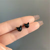 GeckoCustom 2023 New Funny Small Black Cat Earring for Women Girl Fashion Cute Animal Earrings Fashion Party Jewelry Gifts Wholesale 11 / China