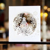 GeckoCustom 3D Pop UP Christmas Cards Santa Greeting Invitations Card Party Children Gifts New Year Thank You Card Anniversary Gift Postcard christmas