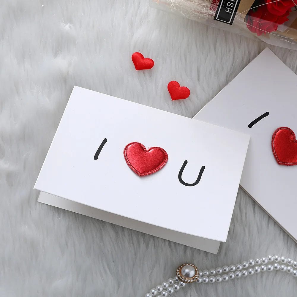 GeckoCustom 3D Pop Up Love Card with Envelope Valentines Day Birthday Anniversary Greeting Cards for Couples Wife Husband Handmade Gifts 21