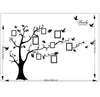GeckoCustom 3D Sticker On The Wall Black Art Photo Frame Memory Tree Wall Stickers Home Decor Family Tree Wall Decal