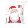 GeckoCustom 45cm Christmas Cushion Cover Navidad Merry Christmas Decorations For Home 2023 Xmas Noel Cristmas Ornaments New Year Gifts 2024 49-90
