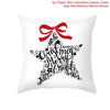 GeckoCustom 45cm Christmas Cushion Cover Navidad Merry Christmas Decorations For Home 2023 Xmas Noel Cristmas Ornaments New Year Gifts 2024 12