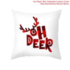 GeckoCustom 45cm Christmas Cushion Cover Navidad Merry Christmas Decorations For Home 2023 Xmas Noel Cristmas Ornaments New Year Gifts 2024 3