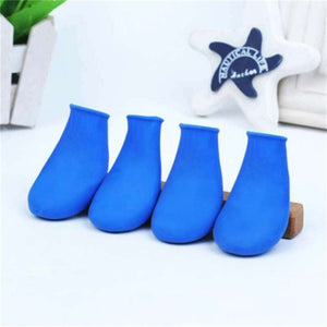 GeckoCustom 4Pcs Pet WaterProof Rain Shoes