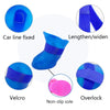 GeckoCustom 4Pcs Pet WaterProof Rainshoe Anti-slip Rubber Boot For Small Medium Large Dogs Cats Outdoor Shoe Dog Ankle Boots Pet Accessories