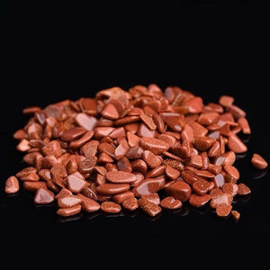 GeckoCustom 50/100g Natural Crystal Amethyst Agate Irregular Mineral Healing Stone Gravel Specimen Suitable For Aquarium Home Decor Crafts aventurine / 100g