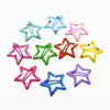 GeckoCustom 5Pcs/set Cute Colorful Dog Hairpin matte Stars Dots ran