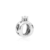 GeckoCustom 925 Sterling Silver Openwork Paw Print Infinity Charm Bead Fit Original Pandora Bracelet Necklace Jewelry Gift For Women SS441