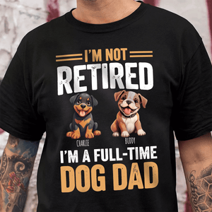 GeckoCustom A Full-time Dog Dad Dog Dog Dom Dark Sweatshirt Personalized Gift N369 HO82 893522