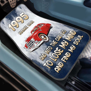 GeckoCustom And Into The Car I Go Upload Photo Classic Car Mats, HN590