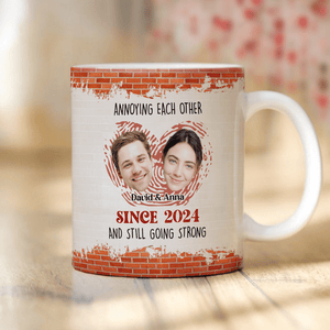 GeckoCustom Annoying Each Other And Still Going Strong Custom Couple Photo Mug HO82 895018