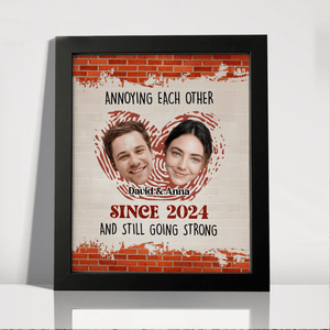 GeckoCustom Annoying Each Other And Still Going Strong Custom Couple Photo Picture Frame HO82 895022 Picture Frame / 10"x8"