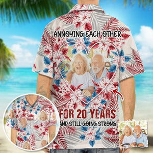 GeckoCustom Annoying Each Other Still Going Strong Hawaiian Shirt, K228 888433