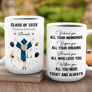 GeckoCustom Before You All Your Dreams Graduation Mug Personalized Gift TH10 892363