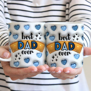 GeckoCustom Best Dad Ever Father's Day 3DInflated Mug DM01 890913