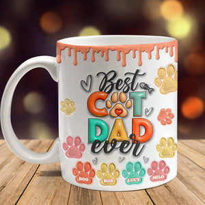 GeckoCustom Best Dog Cat Mom Dad Ever Pet Mug Personalized Gift N304 890165