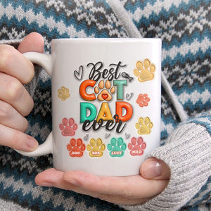 GeckoCustom Best Dog Cat Mom Dad Ever With 3D Inflated Pet Mug Personalized Gift TA29 890028