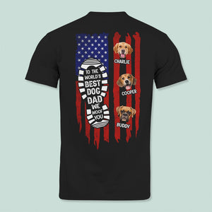 GeckoCustom Best Dog Dad 4th Of July Shirt TA29 889411