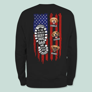 GeckoCustom Best Dog Dad 4th Of July Shirt TA29 889411