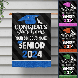 GeckoCustom Best Gift Idea Graduation Garden Flag, Class of 2023, Senior Gift N304 888924