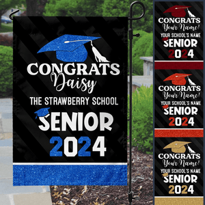 GeckoCustom Best Gift Idea Graduation Garden Flag, Class of 2023, Senior Gift N304 888924