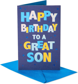 GeckoCustom Birthday Card for Son (Celebrate)