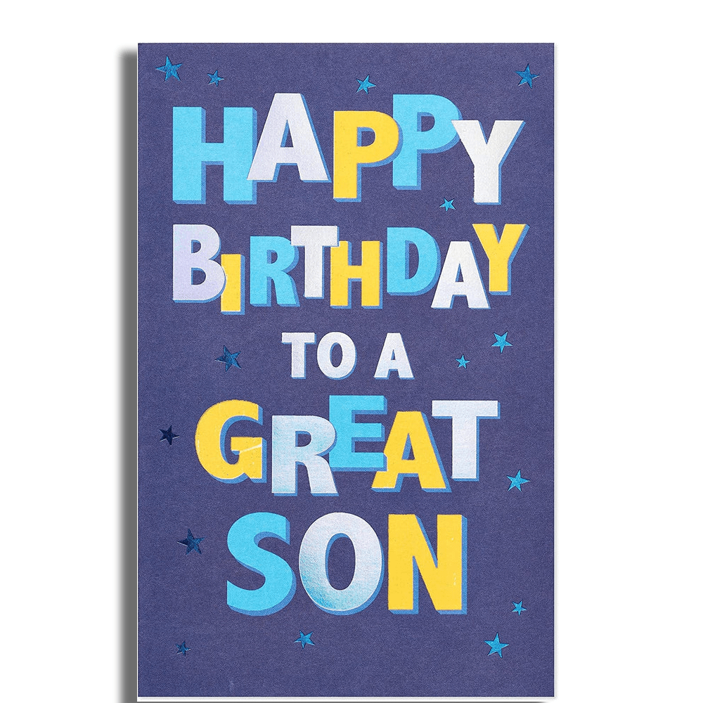 GeckoCustom Birthday Card for Son (Celebrate)