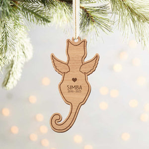 GeckoCustom Cat Memories Wood Ornament Personalized Gift N304 889911