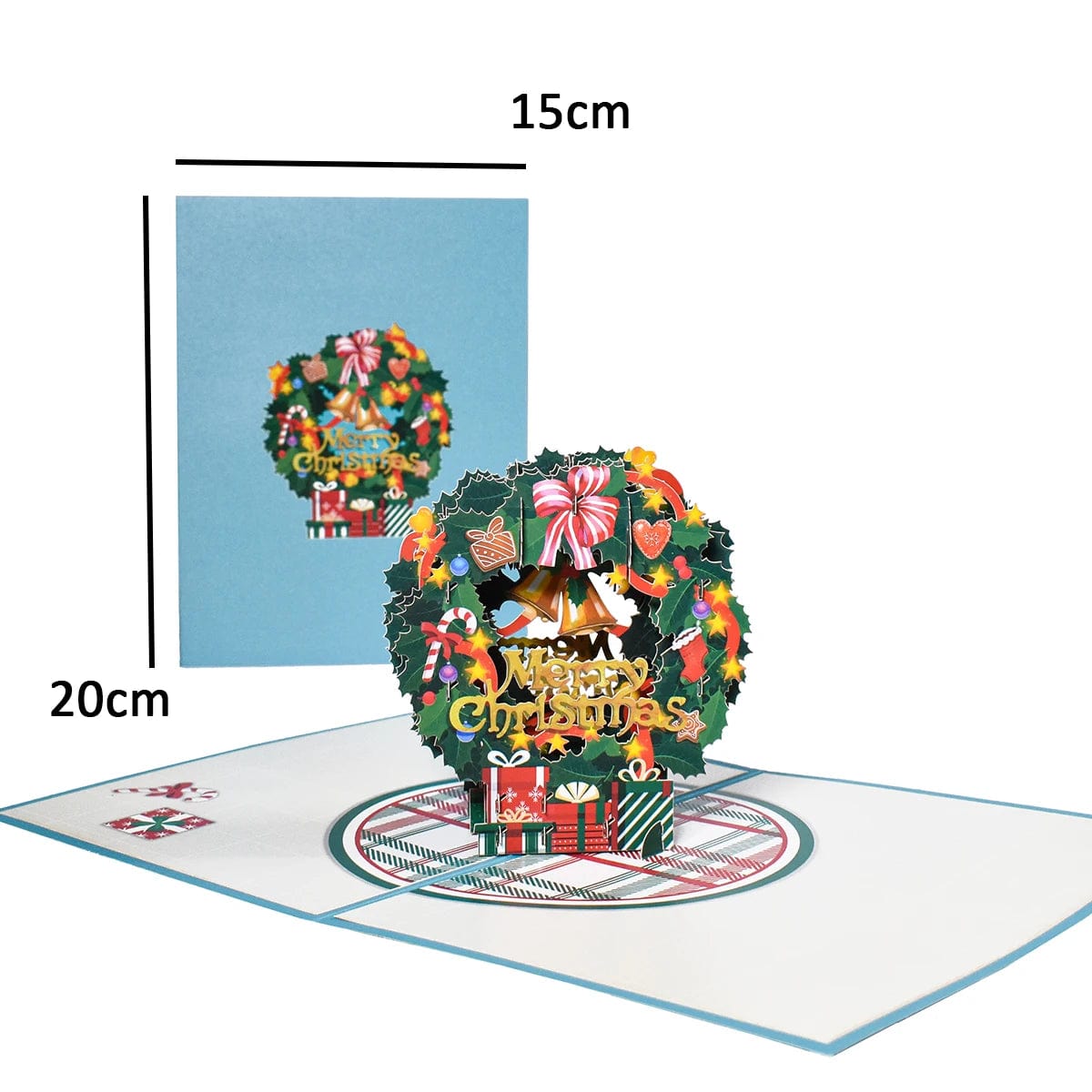 GeckoCustom Christmas Card Pop Up 3D Greeting Card New Year Christmas gift 11
