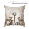 GeckoCustom Christmas Cushion Cover 45*45 Pillowcase Sofa Cushion Pillow Cases Cotton Pillow Covers Home Decoration 2023 Xmas Decor for Home 36