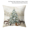 GeckoCustom Christmas Cushion Cover 45*45 Pillowcase Sofa Cushion Pillow Cases Cotton Pillow Covers Home Decoration 2023 Xmas Decor for Home 27
